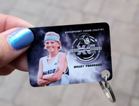 Keychain Example 1; 1.6"x2.25"; Keychains are Metal