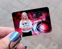Keychain Example 2; 1.6"x2.25"; Keychains are metal