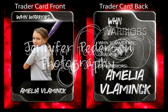 Trader Card Example 2.5"x3.5"